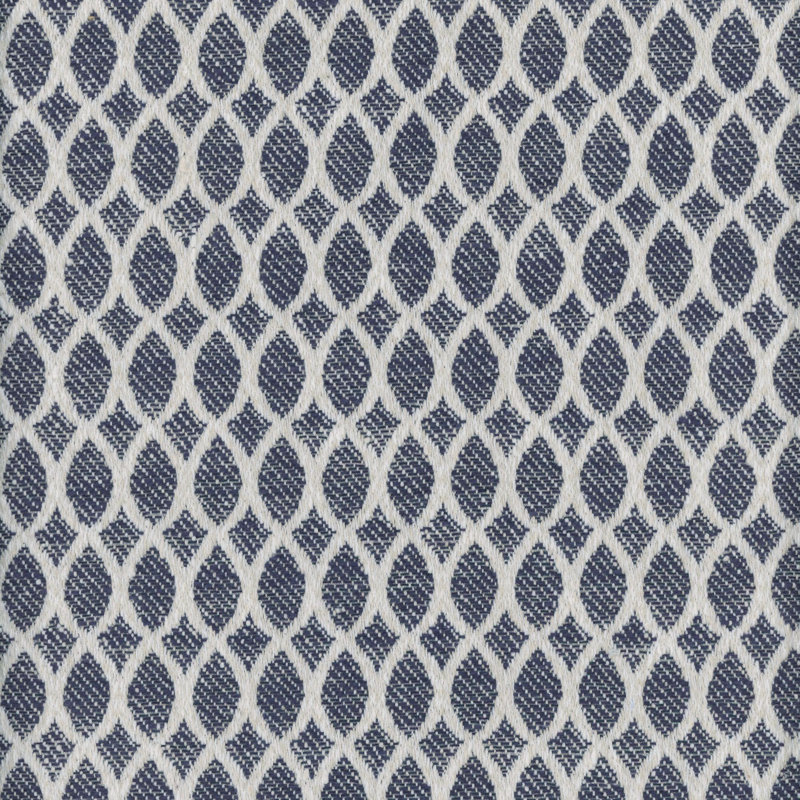 Summit Fabric, White/Navy