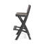 Tabourets de bar pliants d'extérieur fabriqués en bois d'acacia avec assise tissée, idéaux pour une utilisation extérieure polyvalente et un rangement facile