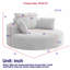Fauteuil pivotant Fluffy