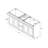 Disar 75'' Double Bathroom Vanity With Drawer Base Only-111753623