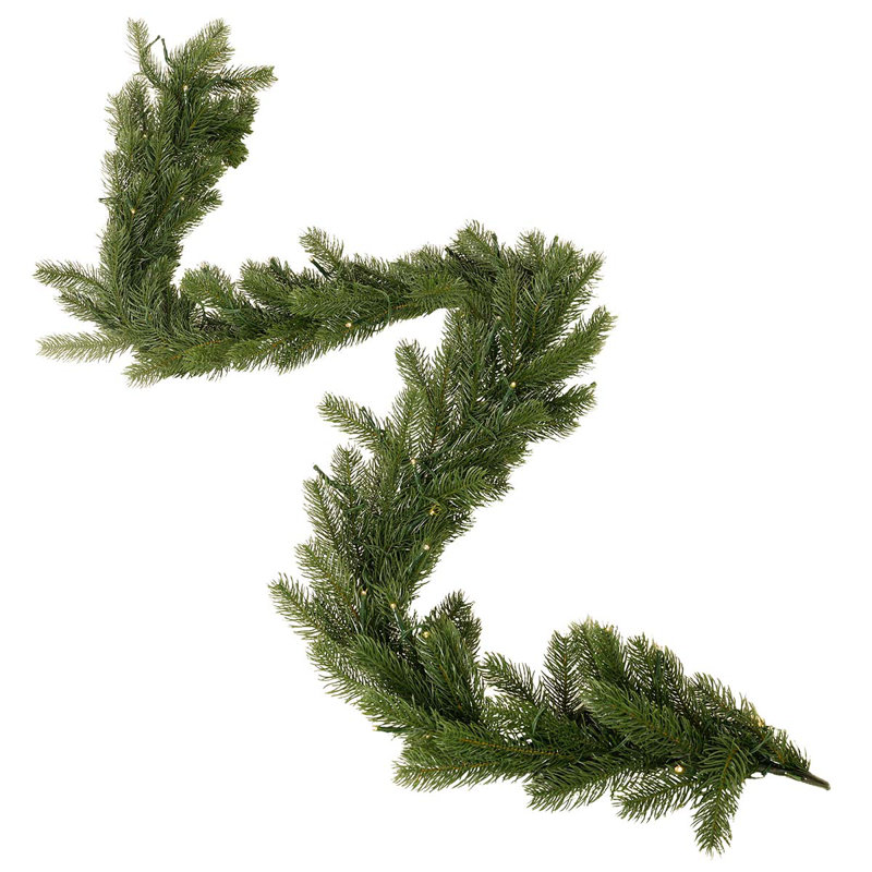 180cm Lighted Faux Garland with Lights