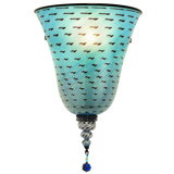 Istanbul 1-Light Glass Wall Sconce