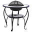 Dalys Mosaic Fire Pit Table Blue and White 68 cm Ceramic