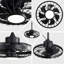 Ventilateur de plafond de 20 pouces avec lumières, télécommande à 6 vitesses, moteur réversible, fonction à intensité variable et minuterie