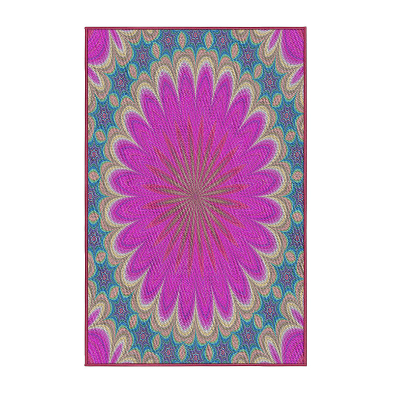 Floral Indoor Rug, Rectangle 2' x 5'