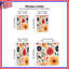 Arrangement floral coloré et rideaux obscurcissant - 2 panneaux-544045209-544045214