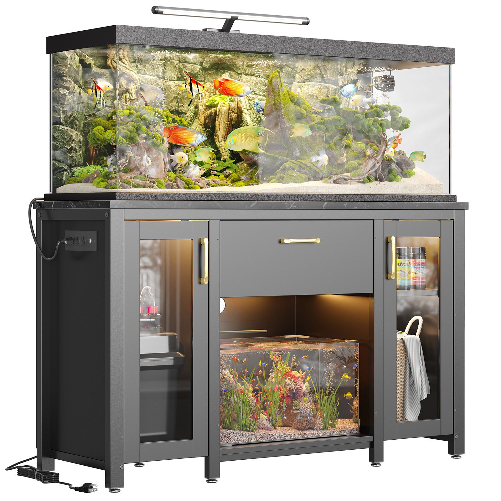 Aquarium Cabinet With Built-In Ventilation: Ultimate Cooling Solution