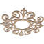 Médaillon de plafond ajouré en bois d'aulne 22 po x 7 pi 8 po x P 1/8 po Dijon-63411797-63411808
