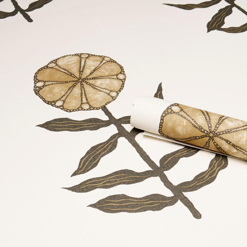 Schumacher x Marian Mcevoy Pretty Petals Wallpaper, Neutral