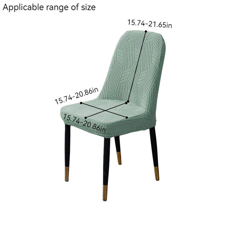 Housse pour chaise de salle à manger en polyester