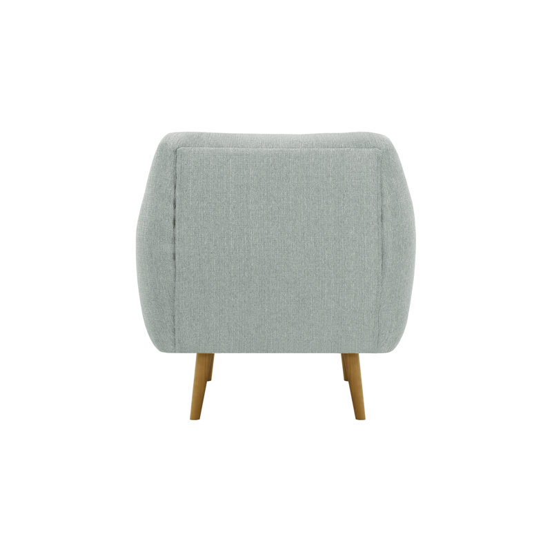 Melrose Upholstered Armchair, Grey