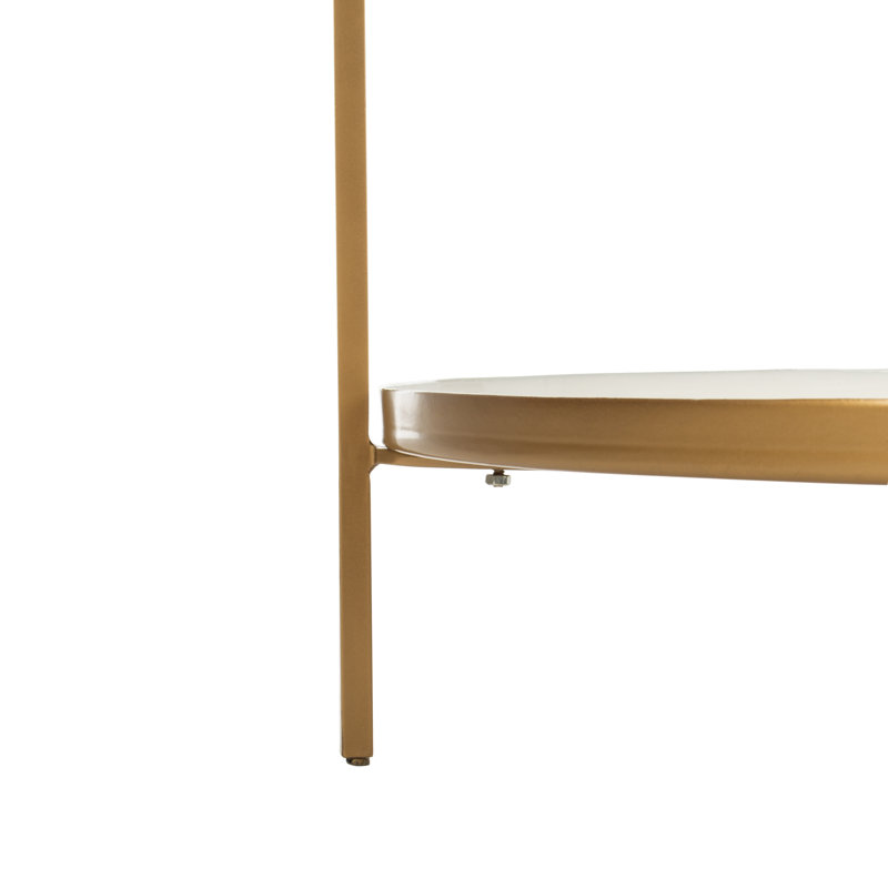 Enamel Etagere Bookcase, White