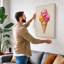 Rainbow Ice Cream Modern - Wrapped Canvas-252204437-252204440