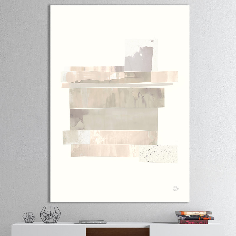 «Geometric Neutral Form II», reproduction d'art sur toile tendue, H 32 po x l 16 po x P 1 po