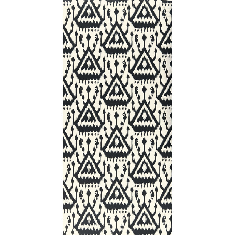 Papier peint Vientiane Ikat, Ébène