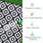 Geometric Outdoor Mats Plastic Straw Rug Waterproof Washable Outdoor Rug for Garden Backyard Picnic Camping RV Deck Beach Trailer-1358890126