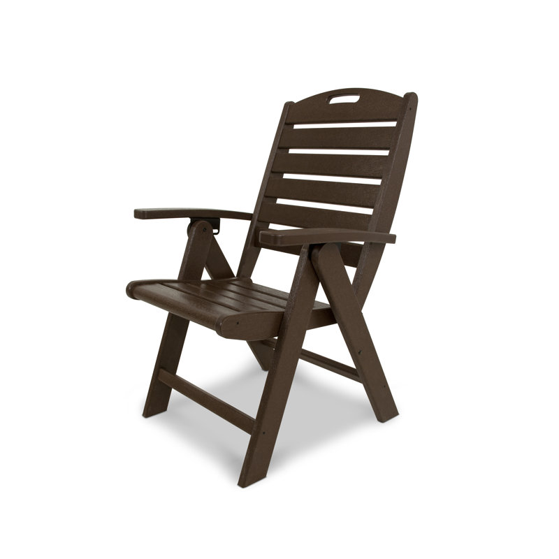 TREX Outdoors Yacht Club Highback Chair, Dark Brown