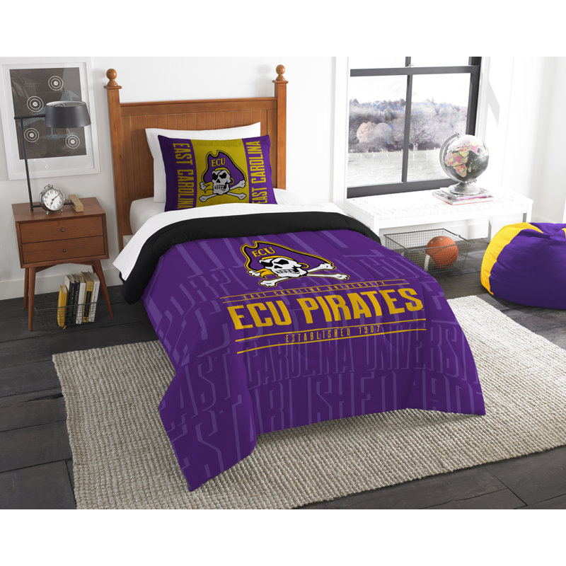 Ensemble d’confort pour lit simple 2 pièces ncaa, East Carolina