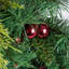 Pre Lit Led Mixed Pine Wreath With Ribbon