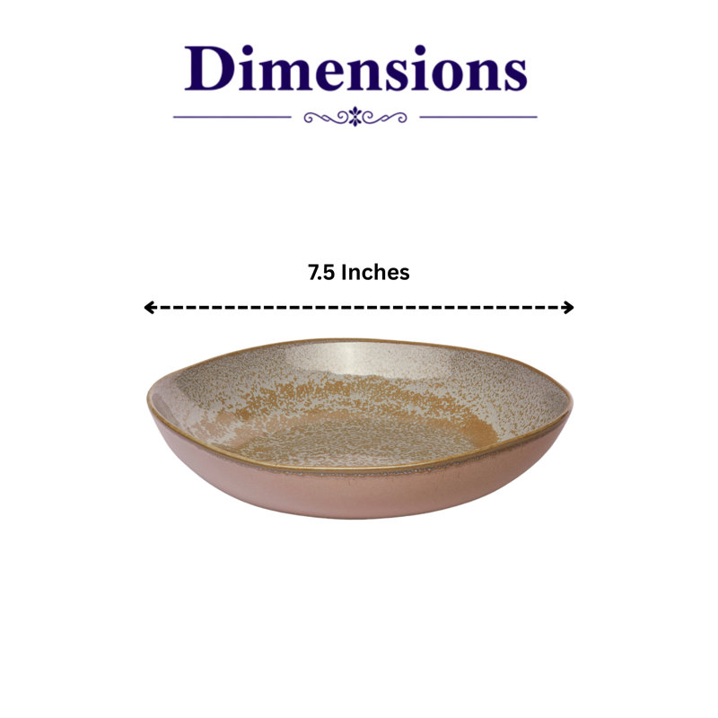 Assiette creuse en porcelaine artistique de qualité supérieure MOHENJODARO | Forme inégale, | Va au micro-ondes et au lave-vaisselle