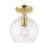 Donivin 1-Light 8" Semi Flush Mount-1786578125