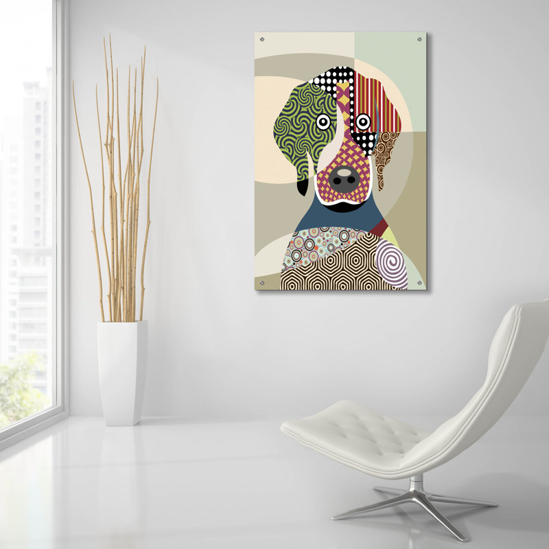 «Beagle Dog I» par Lanre Adefioyue, H 36 po x l 24 po x P 0,2 po