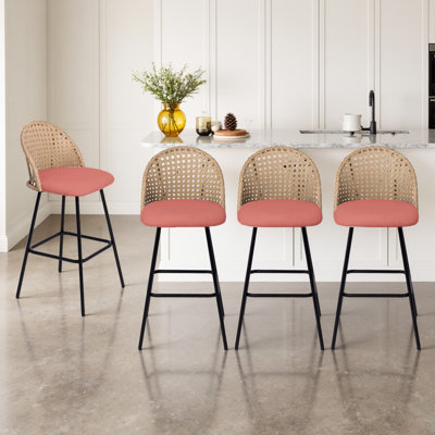Yes Chenille Bar Stool