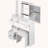 Small Space Vanity with Tri-Color LED Mirror and Storage-1974724127