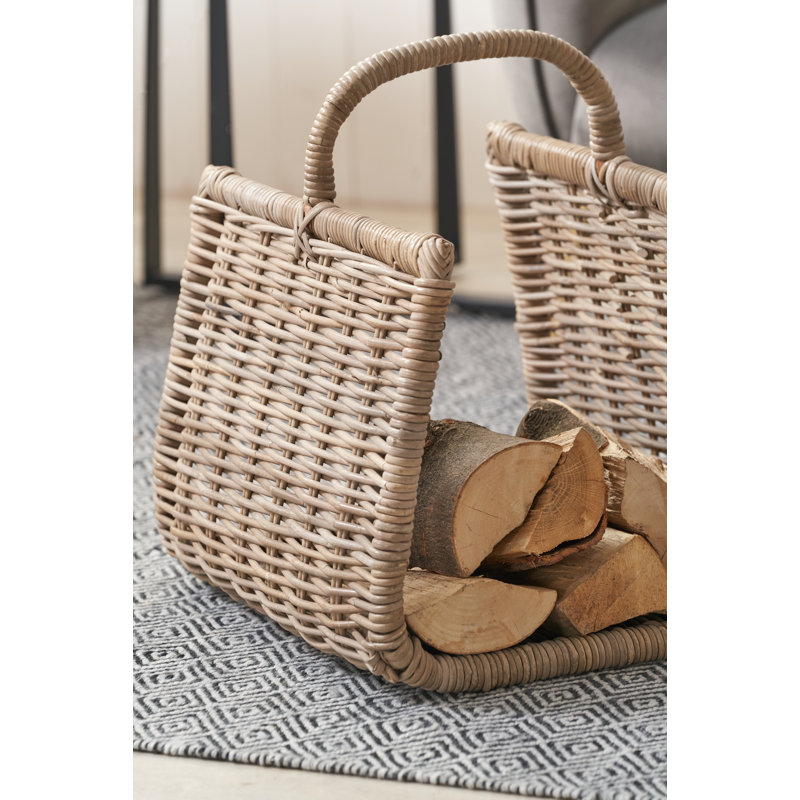 Lily Manor Rattan Decorative Basket