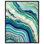 «Blue Green Abstract Agate II», art abstrait bleu sarcelle par 