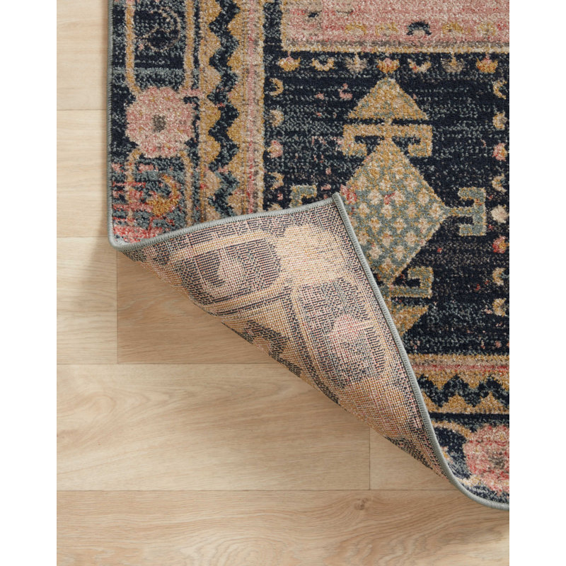 Tapis Atal Southwestern Rose, Rectangle 6 pi 7 po x 9 pi 7 po