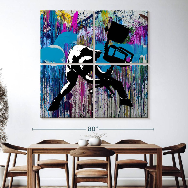 Leisha F The Office, 74" H x 74" W