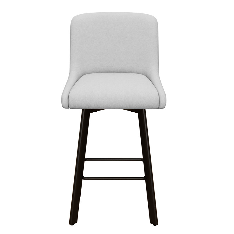 Tabouret de bar 26 po H, 4, Gris clair, Tabouret de bar = siège d'une hauteur de 26 po