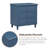 28" Painted Nightstand With 3 Drawers-1239920914