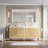 64''W X 32" H Recessed Or Surface Wall Mount Bathroom Mirror Medicine Cabinet With Adjustable Glass Shelves-106890100