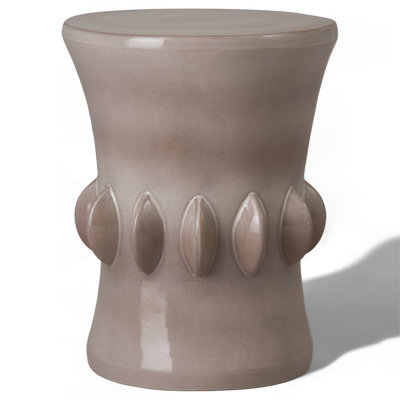 Moonya Ceramic Accent Stool
