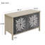 Buffet 4 portes avec tablettes réglables et sculpture créative exquise-1852118426