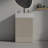 Striped Bathroom Vanity with Ceramic Sink-1278697930