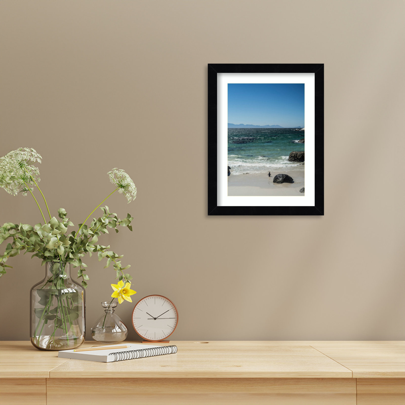 Nisbet "Heading Out to Sea" Print, Black, 13" H x 10" W