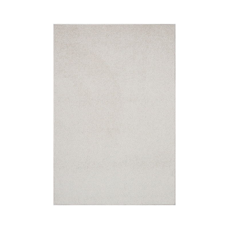 Tapis modernes de couleur unie pour animaux de compagnie et enfants, résistance aux taches et à la décoloration, chambre à coucher, salle de jeux et chambre d'enfant, événement, mariage, parfait pour le salon, la salle à manger, tapis Mentone blanc