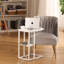 Table de chevet en métal Ainesh-634720450