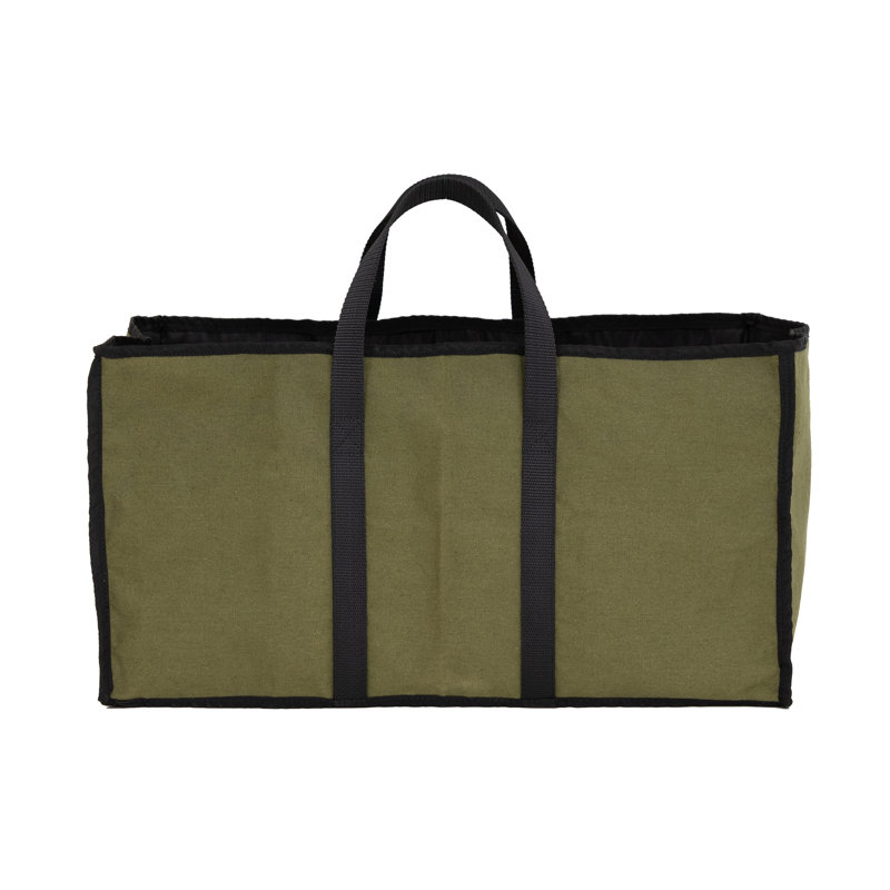 With Accents, Canvas Log Carrier