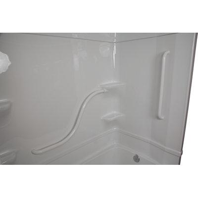 Ensemble de douche rectangulaire 60 "H 85,5" H 60 "