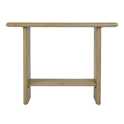 Halmstad 42 in. W Rectangular Wood  Console Table, Blonde Oak