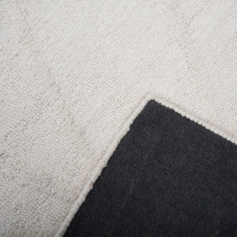 Tapis 100% laine touffeté à la main, Rectangle 5 pi x 7 pi 6 po