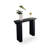 Black Solid + Manufactured Wood Rectangular Console Table-115653894