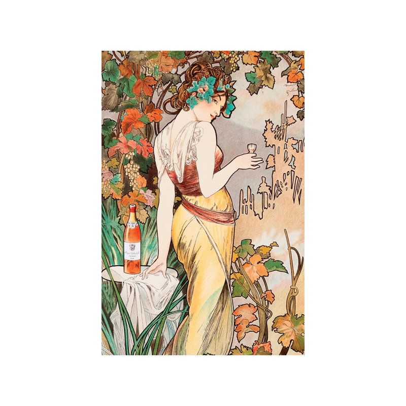 Cognac - Print on Canvas, No Frame, 66.04 cm H x 45.72 cm W x 3.175 cm D