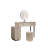 39.37"Modern Minimalist Solid Wood Vanity Table