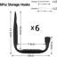 Alveretta Metal Wall Wall Hook