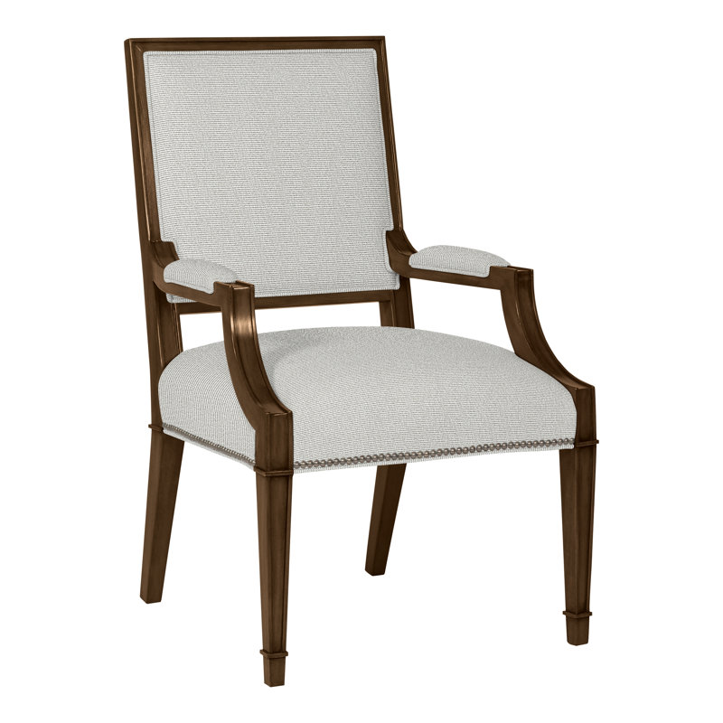 Michael Weiss Leighton Arm Chair, Havana, Callaloo Cotton, Yes